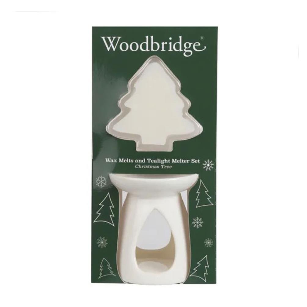 Woodbridge Christmas Tree Wax Melt Warmer Gift Set Extra Image 1